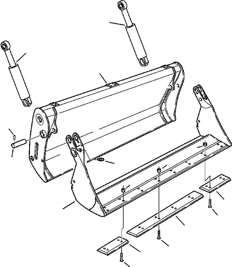 MP BUCKET 2938-70-1210 KOMATSU