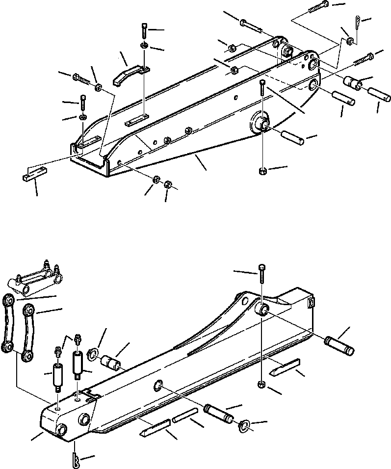 PIN, BOOM/FIXED ARM 37B-09-46015 KOMATSU