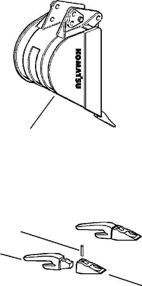 PIN, POINT P156 KOMATSU