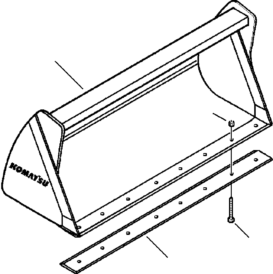 Гайка 02260-11016 KOMATSU