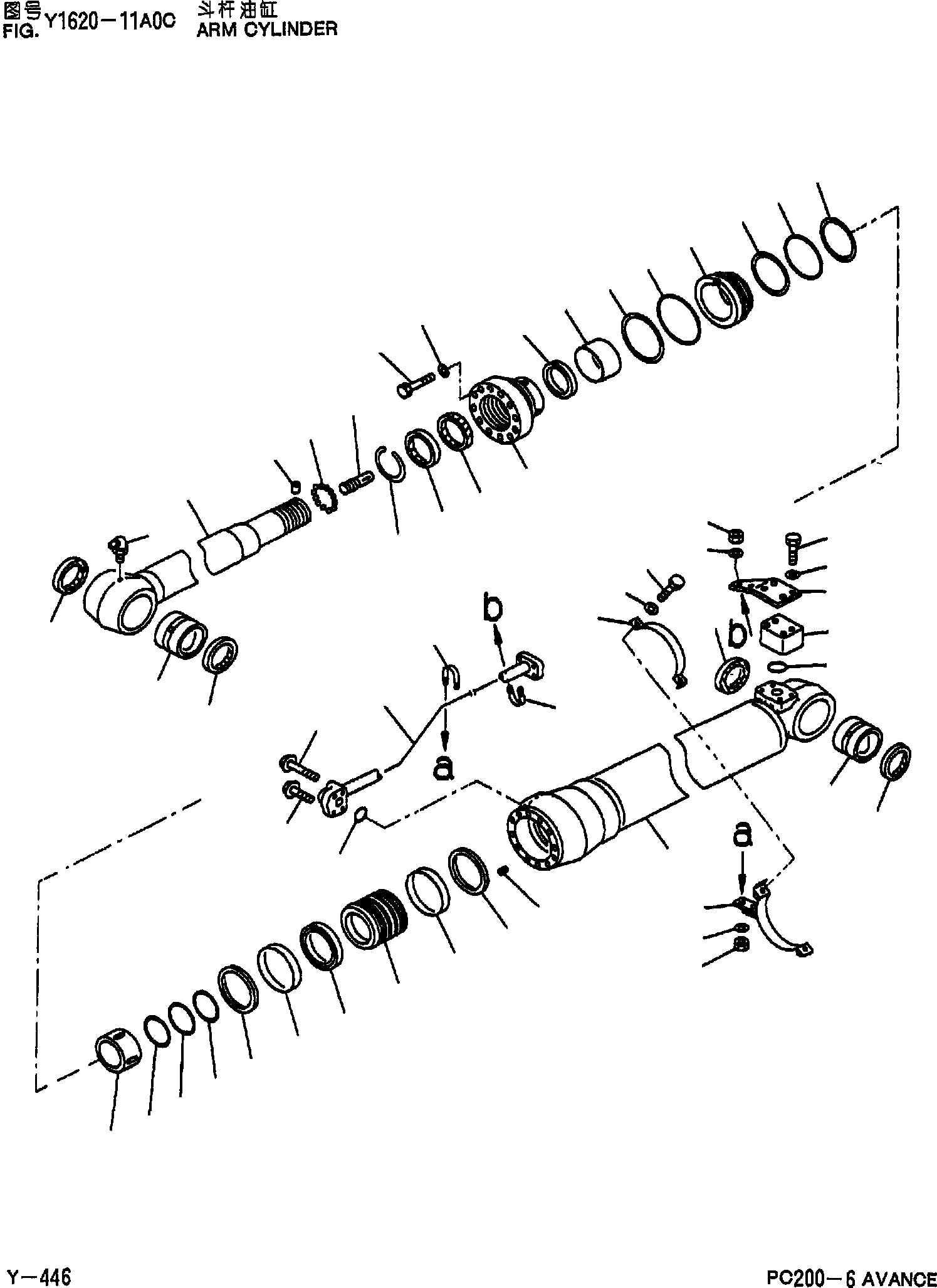 CYLNDERASS'Y 205-63-03720 KOMATSU