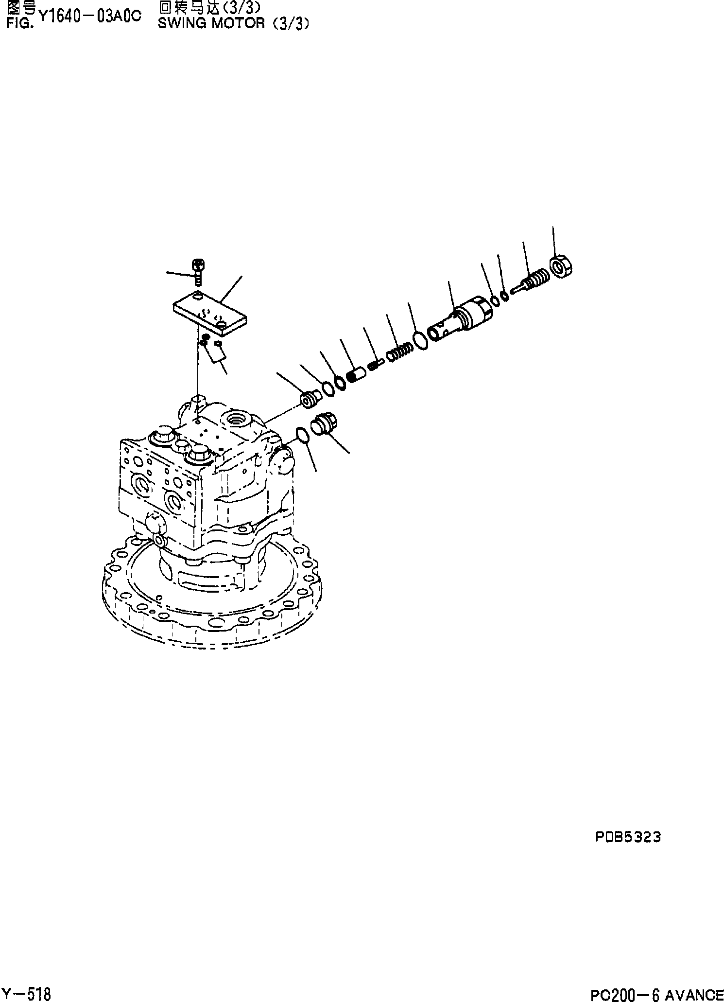 RELIEFVALVEASS'Y (\0\702-75-01201) KOMATSU
