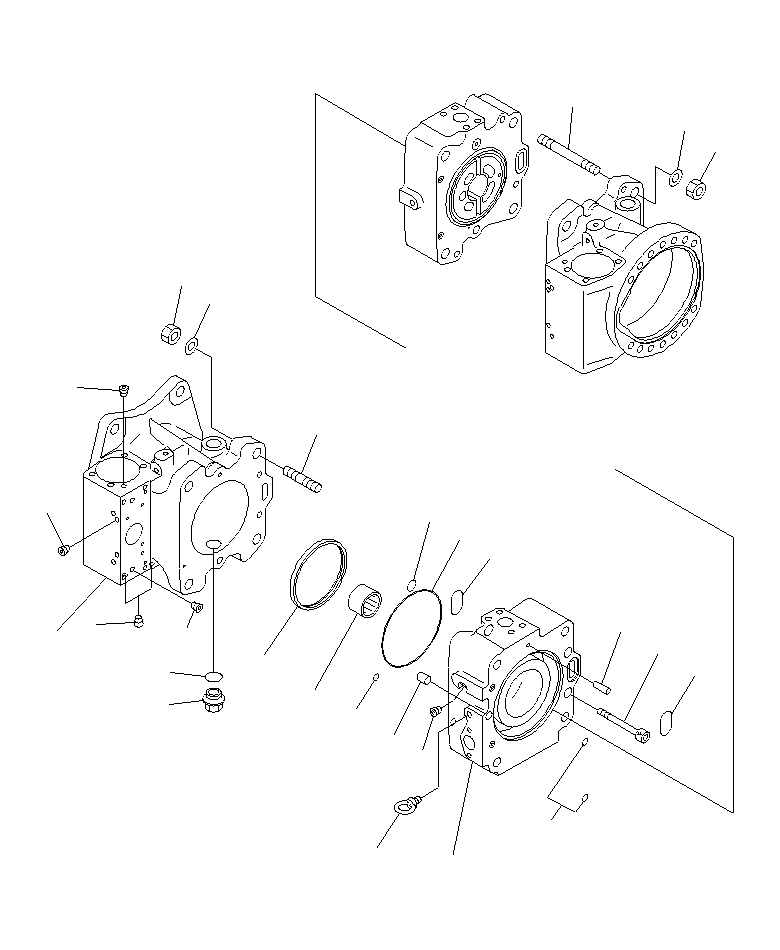 CASE ASS'Y, FRONT (708-2L-04240) KOMATSU