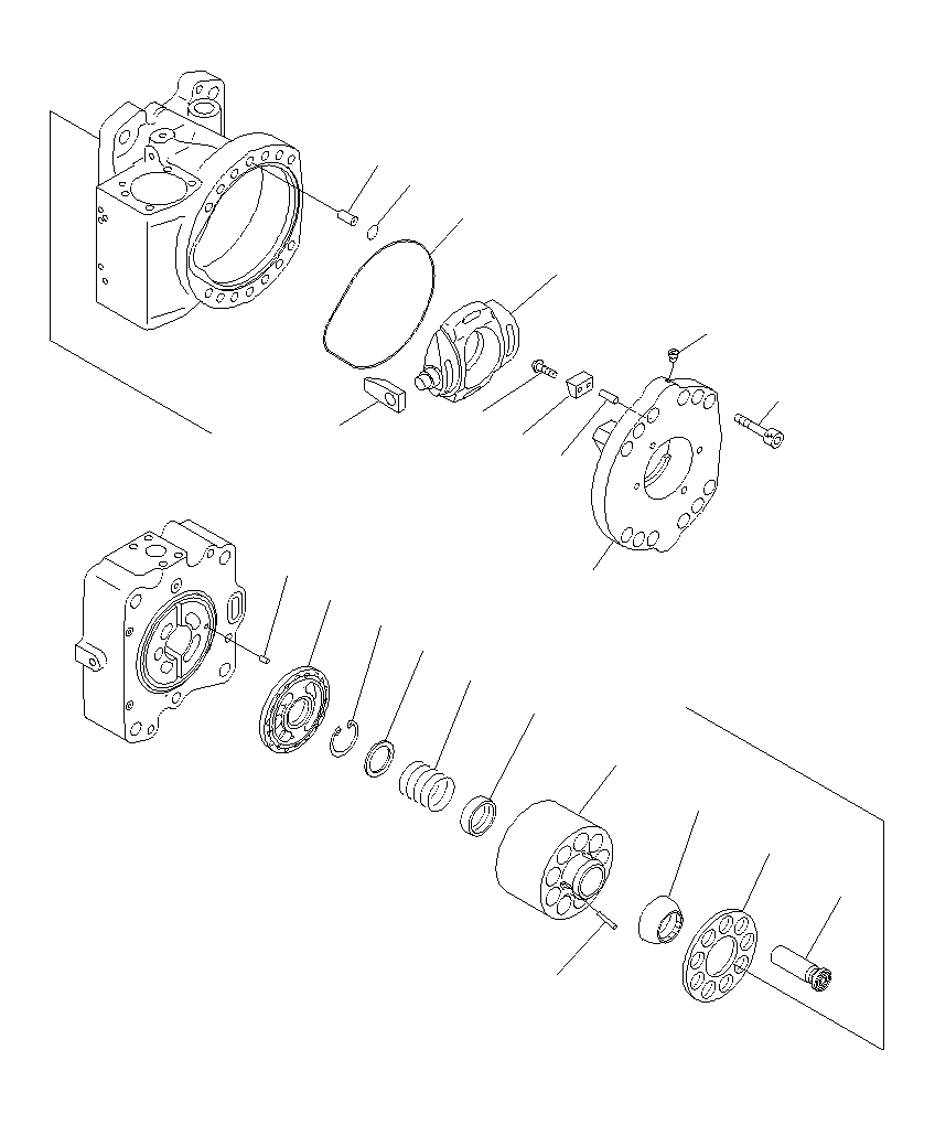 CRADLE ASS'Y,REAR 708-2L-04430 KOMATSU