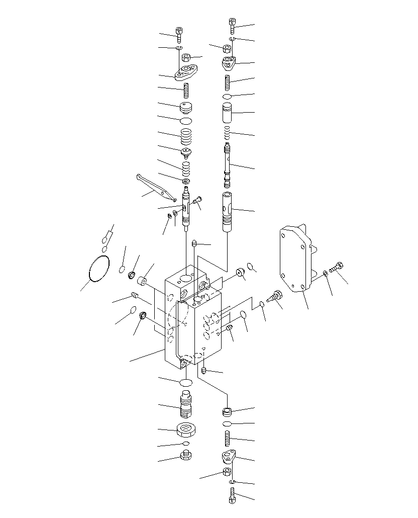 SERVO VALVE ASS'Y,FRONT 708-25-09191 KOMATSU