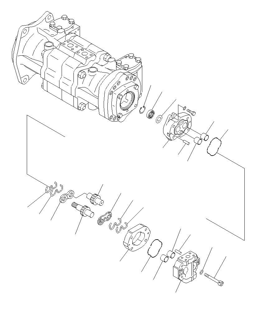 Ведущая шестерня 705-17-20411 KOMATSU