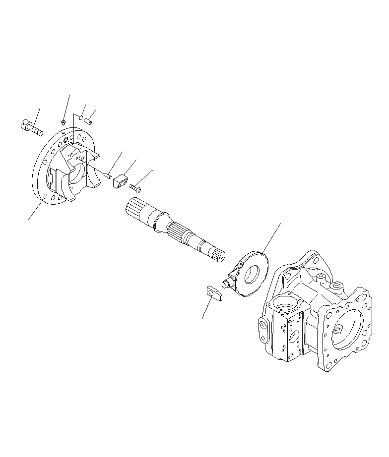 CRADLE ASS'Y,FRONT 708-2H-04340 KOMATSU