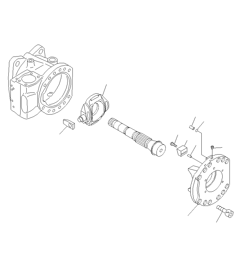 CRADLE SUB ASS'Y 708-2H-04370 KOMATSU