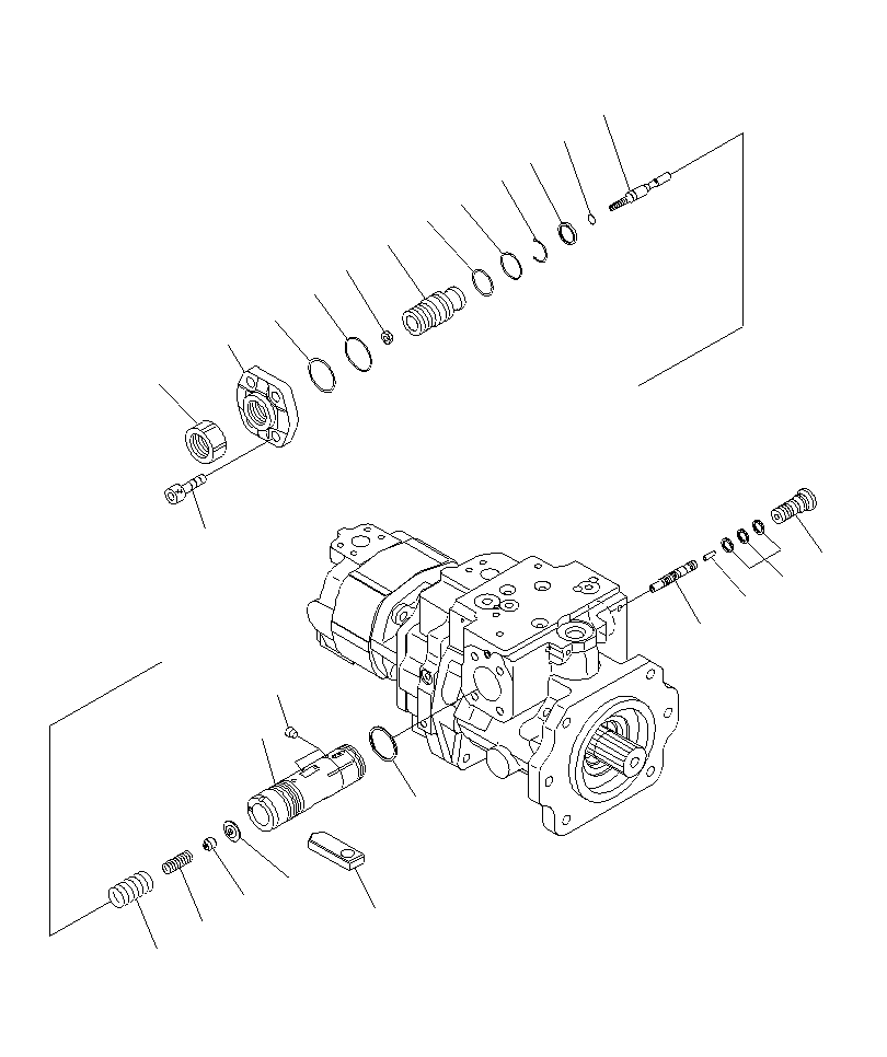 PISTON ASS'Y,SERVO 708-2L-06960 KOMATSU