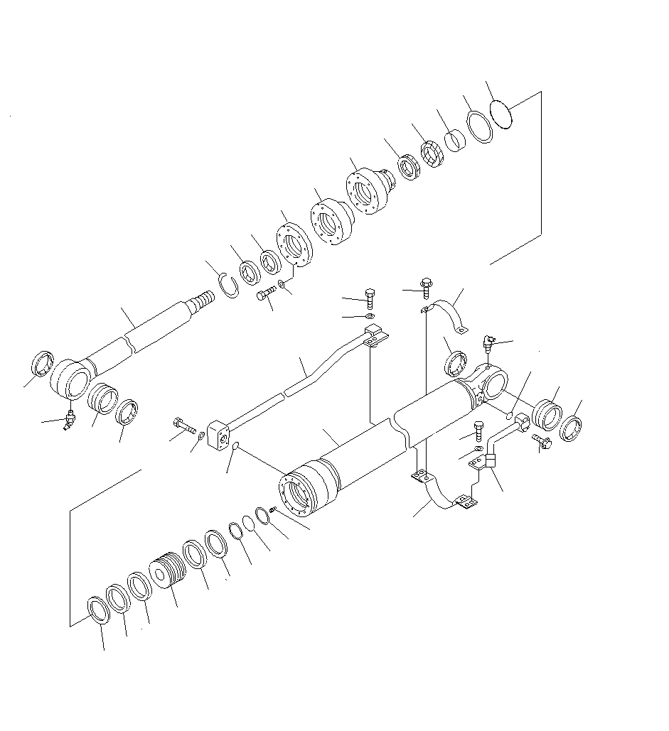 CYLINDER, BUCKET 707-13-90330 KOMATSU