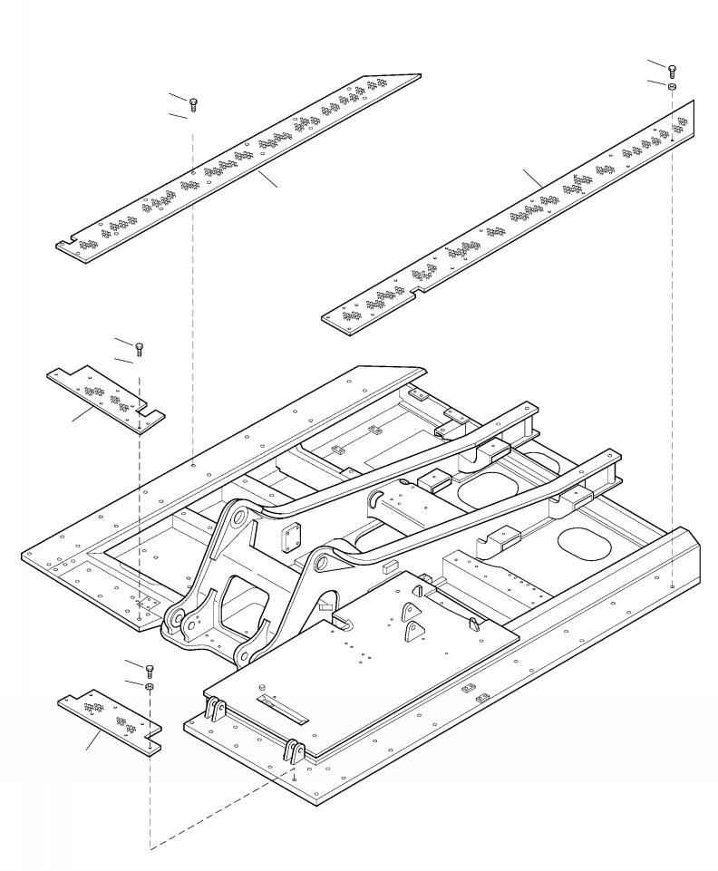 PLATE, GRIP STRUT 207-54-A6641 KOMATSU