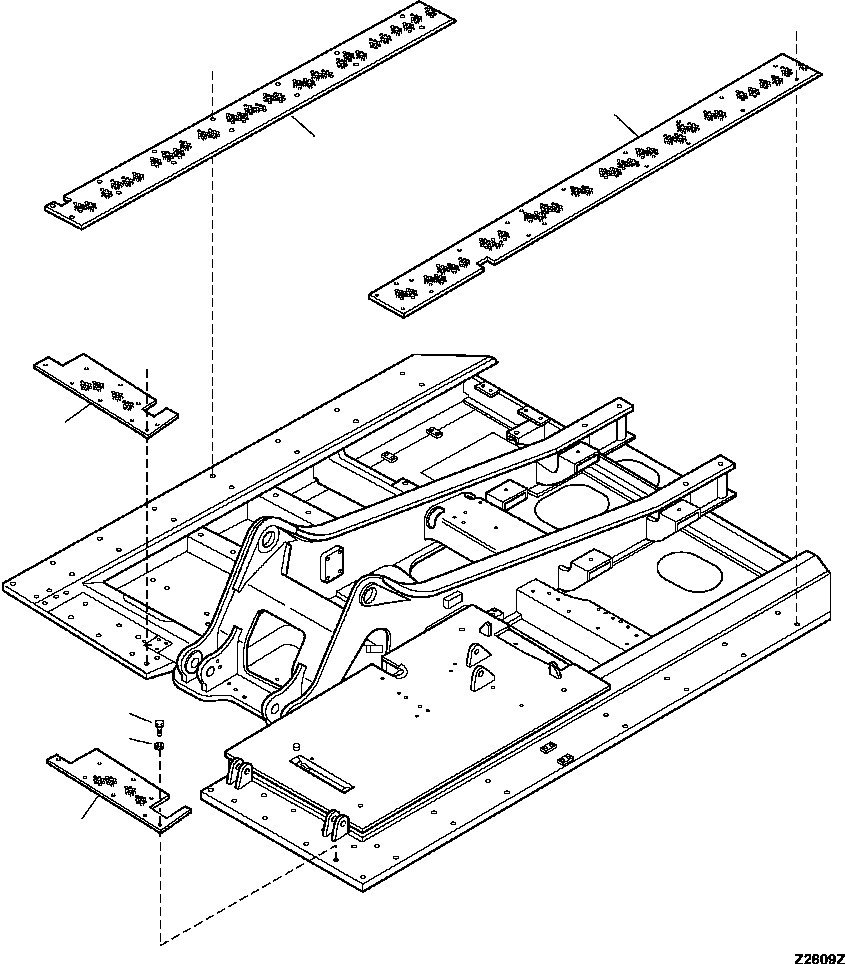 PLATE, SURE GRIP 207-54-A1250 KOMATSU