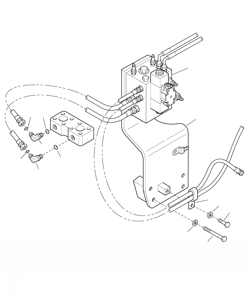 Угольник 01782-10315 KOMATSU