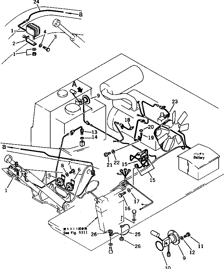 HORN,LOW 205-06-64430 KOMATSU