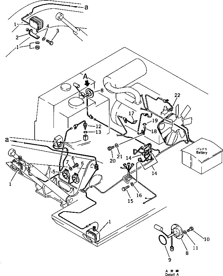 SENSOR,FUEL LEVEL 7861-99-4700 KOMATSU