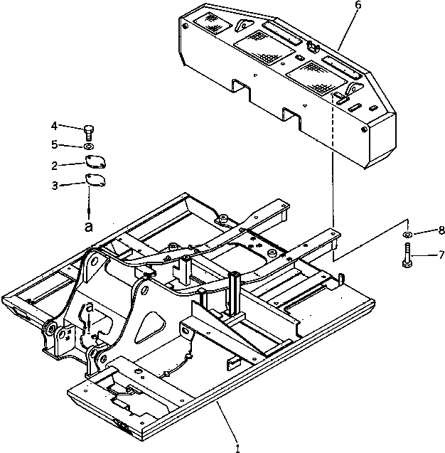 FRAME,REVOLVING 21K-46-24110 KOMATSU