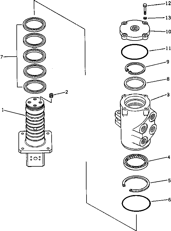 SEAL,SLIPPER 703-08-95510 KOMATSU