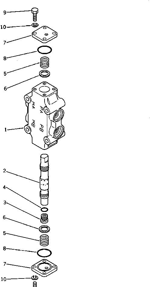 Пружина 706-73-71182 KOMATSU