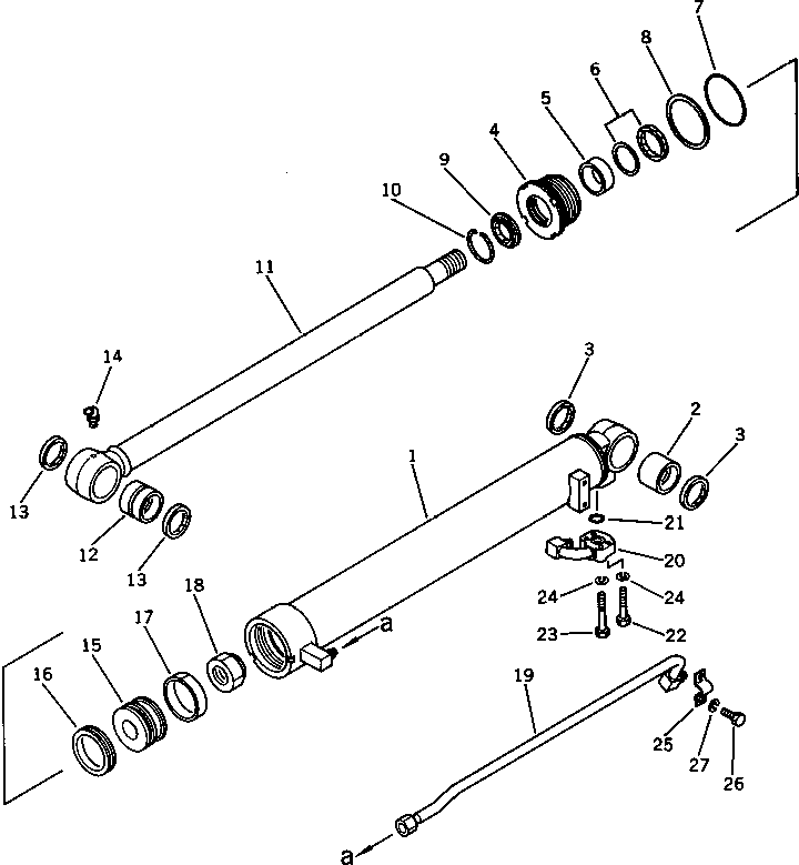 ARM CYLINDER ASS'Y 201-63-66100 KOMATSU