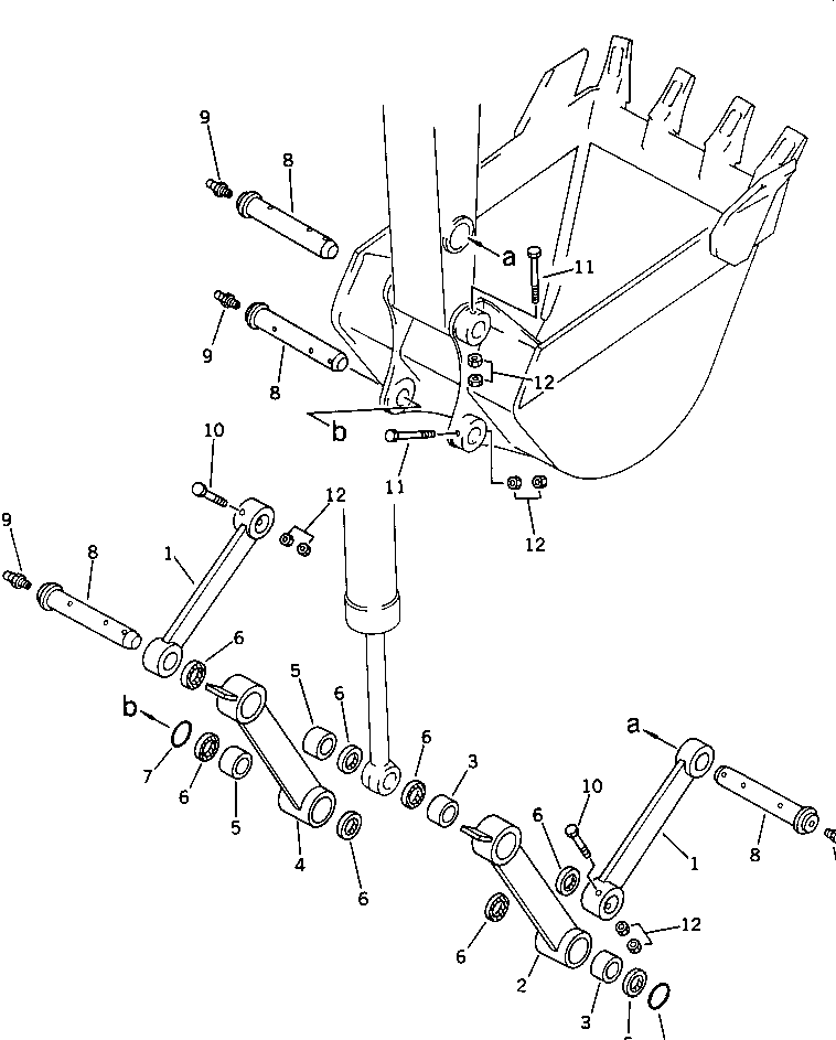 LINK ASS'Y,R.H. 201-70-00240 KOMATSU