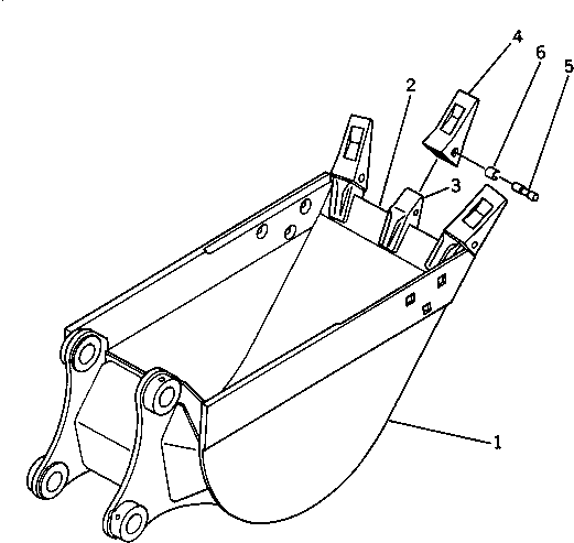 LIP (WELDED) 201-926-2420 KOMATSU