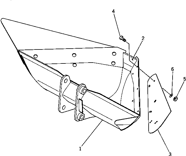 LIP (WELDED) 201-929-2120 KOMATSU