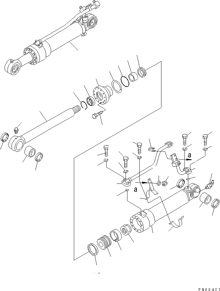 Опорное кольцо 707-35-91111 KOMATSU