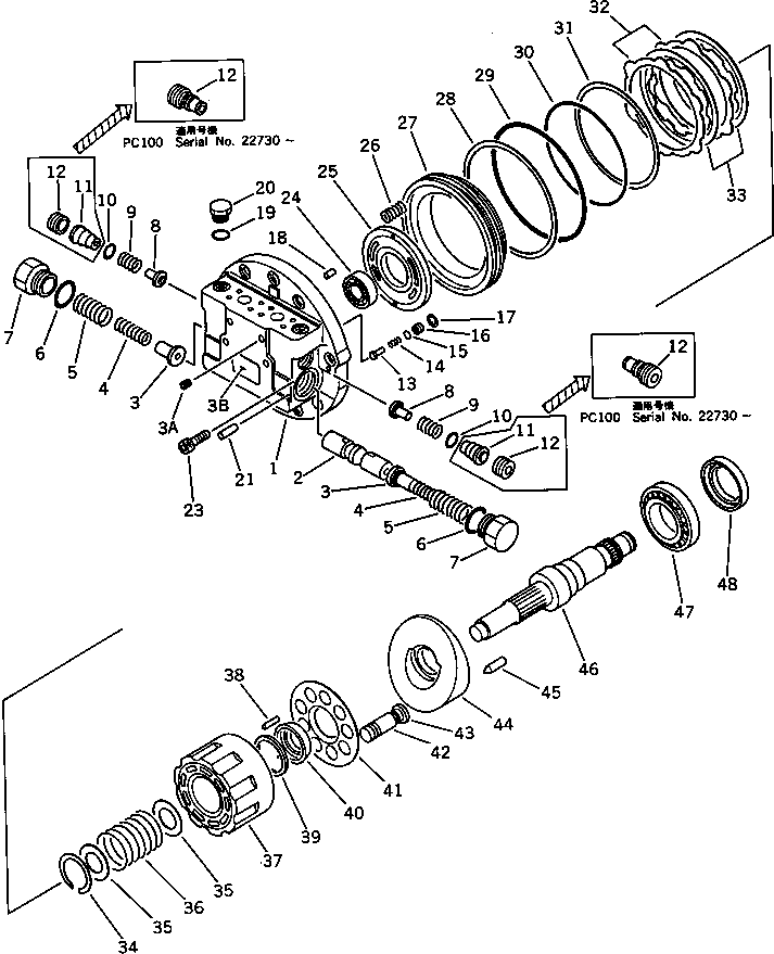 FLANGE KIT TZ150A210101-E KOMATSU