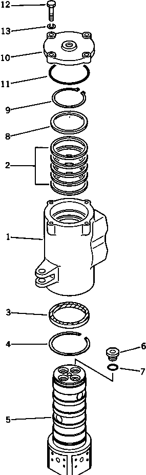 SHAFT,SWIVEL 703-09-92230 KOMATSU