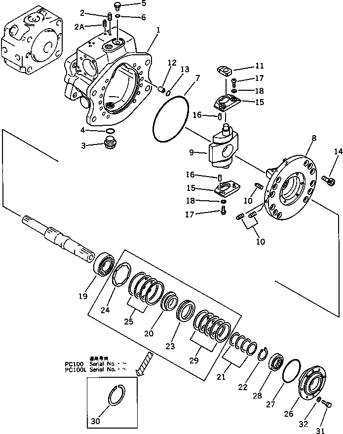 Уплотнительное кольцо круглого сечения (\7\07000-02065) KOMATSU