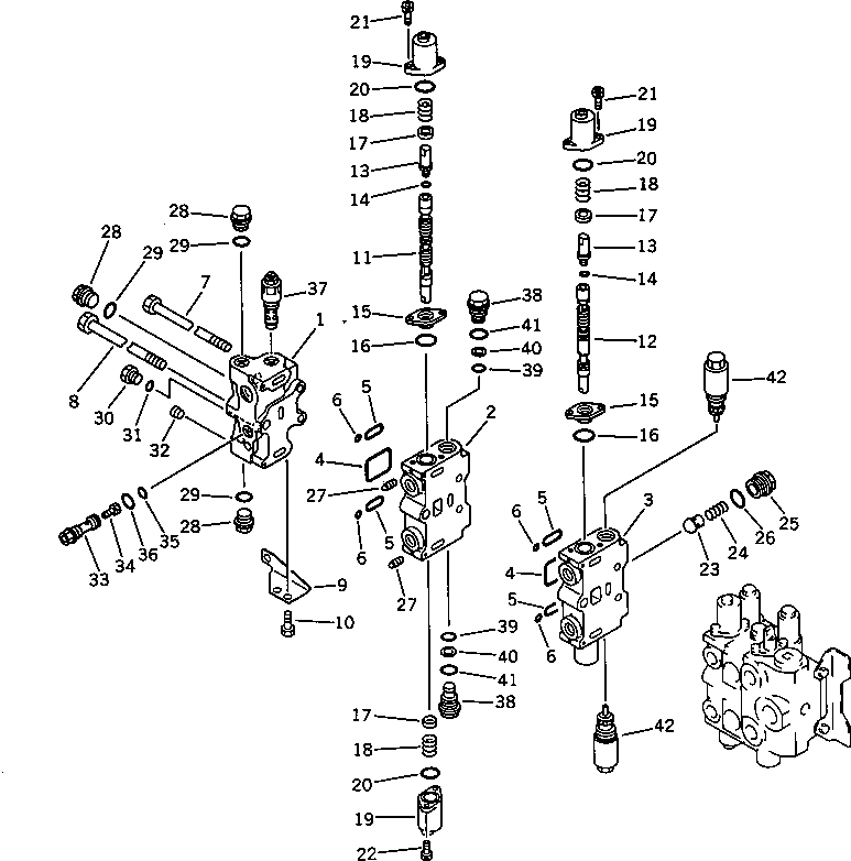 CONTROL VALVE ASS'Y,R.H. 700-85-27000 KOMATSU