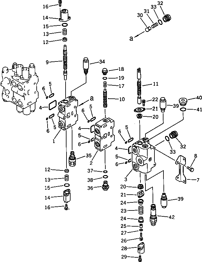 CONTROL VALVE ASS'Y,R.H. (700-85-27000) KOMATSU