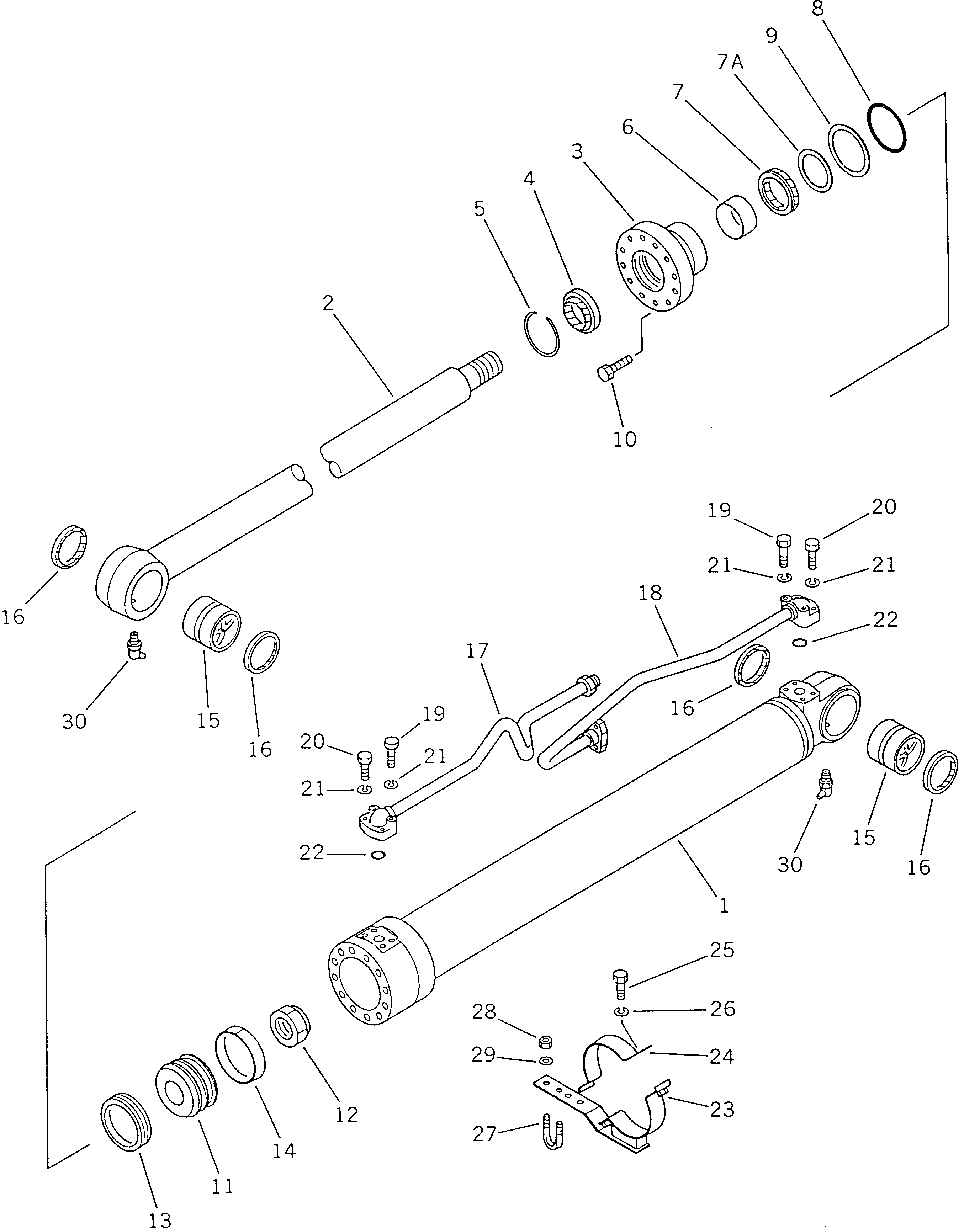Головка цилиндров 707-27-11290 KOMATSU
