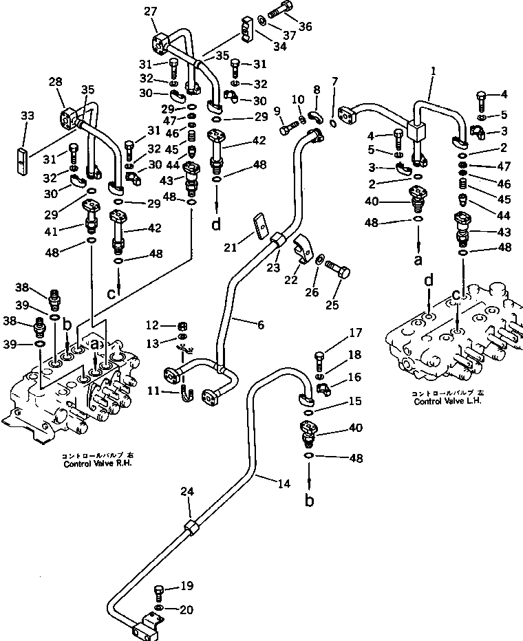 Трубка 203-62-42271 KOMATSU