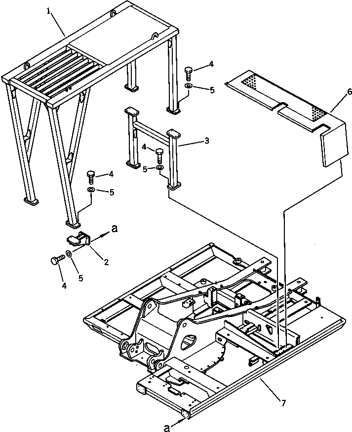 FRAME,REVOLVING 203-46-41370 KOMATSU
