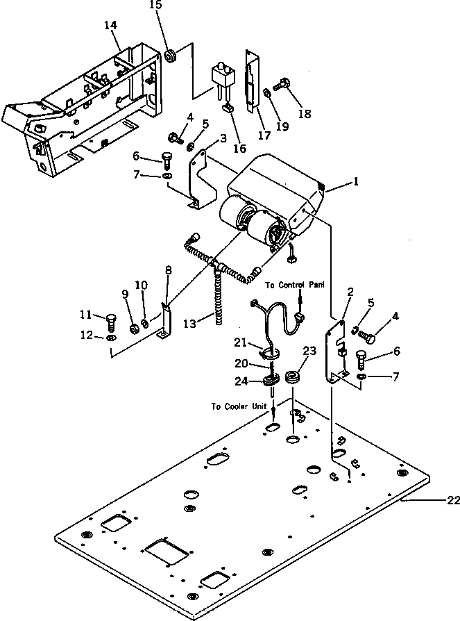 Пластина правая 203-978-4191 KOMATSU