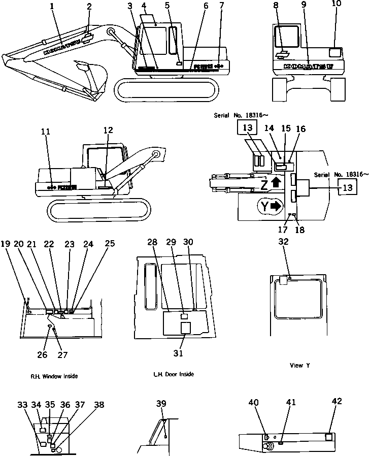 Пластина 202-00-41160 KOMATSU