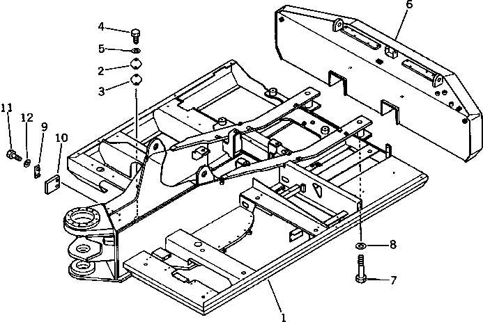 FRAME,REVOLVING 202-46-58110 KOMATSU
