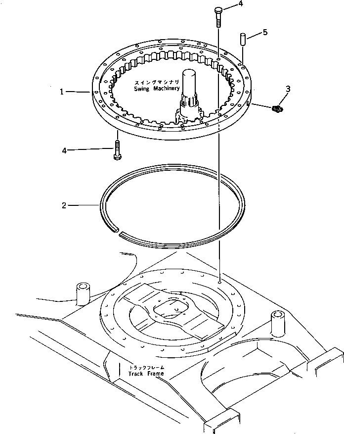 CIRCLE,SWING 20S-25-21100 KOMATSU