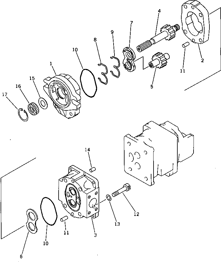 PUMP ASS'Y,(RAL 12) 705-62-22230 KOMATSU