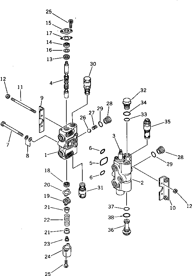 клапан в сборе 709-22-11300 KOMATSU