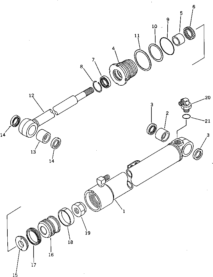 CYLINDER ASS'Y,SWING 20S-63-86301 KOMATSU