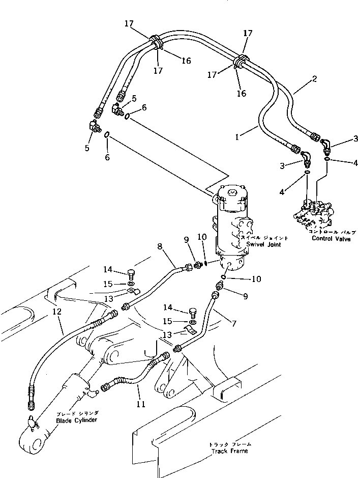Шланг 07123-20304 KOMATSU