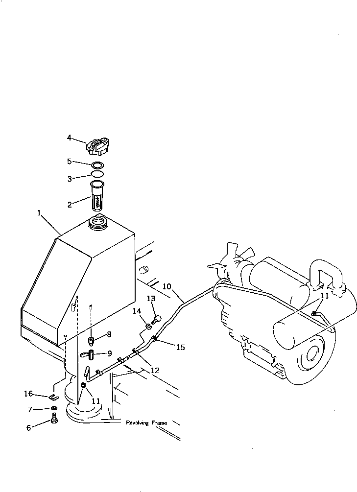 FUEL TANK ASS'Y 20S-04-00020 KOMATSU