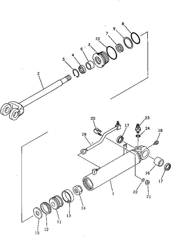 CYLINDER ASS'Y,(+) 20G-63-22100 KOMATSU