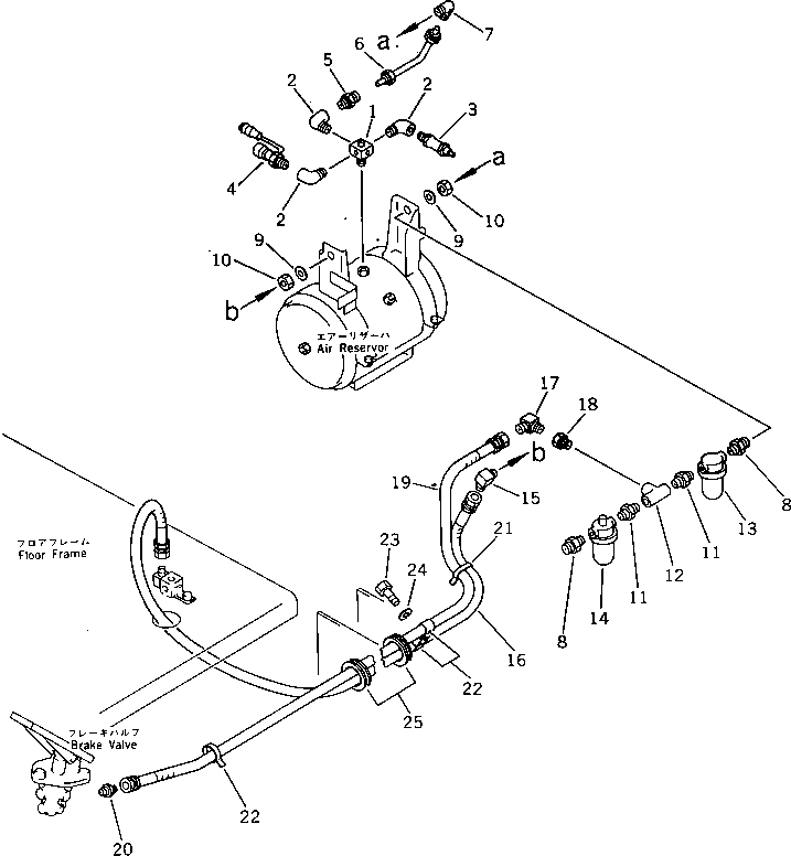 Ниппель 07830-10424 KOMATSU