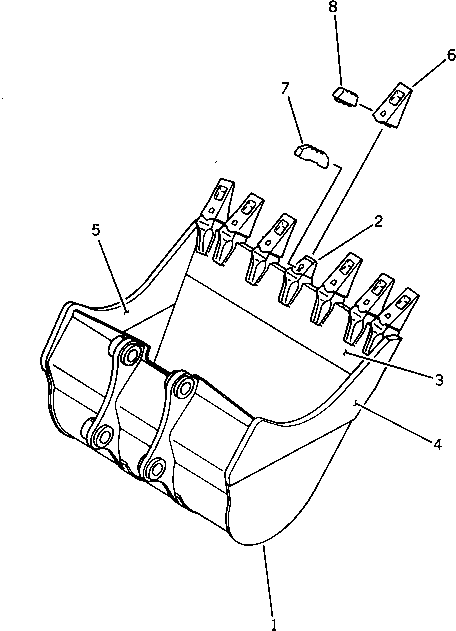 Ковш 20G-920-1310 KOMATSU