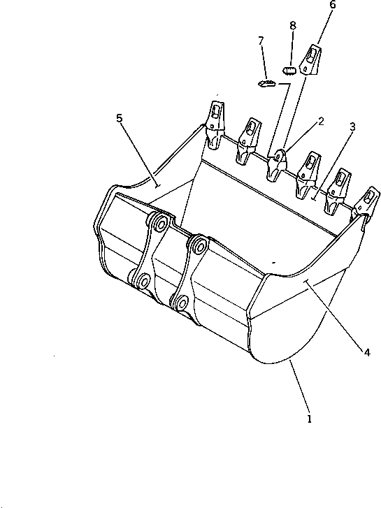 Ковш в сборе 20G-920-0040 KOMATSU