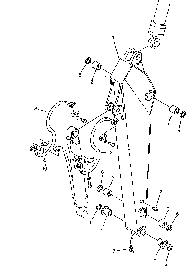 ARM ASS'Y,SEMI-LONG 20G-947-0010 KOMATSU