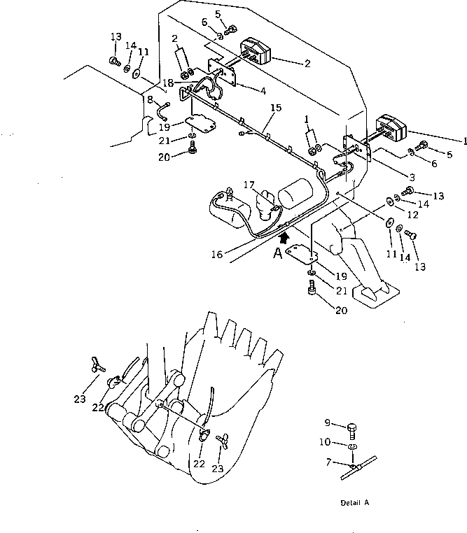 Провод в сборе 20G-06-19261 KOMATSU